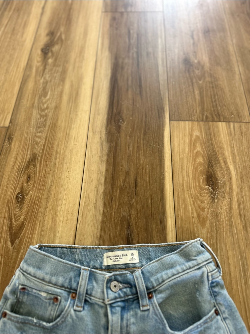 Abercrombie & fitch womens the 4” mom short high rise shorts size 25/0 - Picture 3 of 5